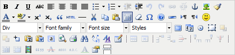 WYSIWYG Rich Text Editor