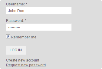 user registration